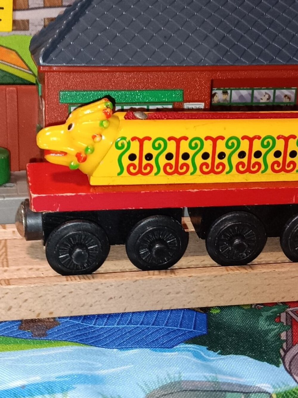Thomas Wooden Railway Train Track Engine Chinese Dragon